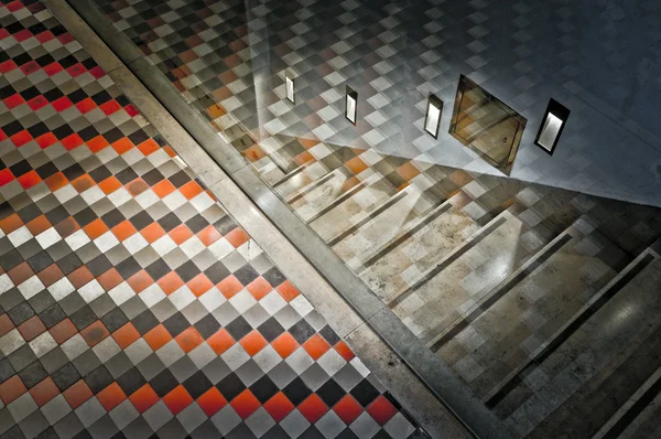 지저분한 계단 개요 — 스톡 사진