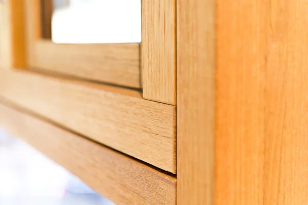 Detalhe para janela de madeira — Fotografia de Stock