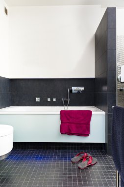 Modern banyo iç mimarisi