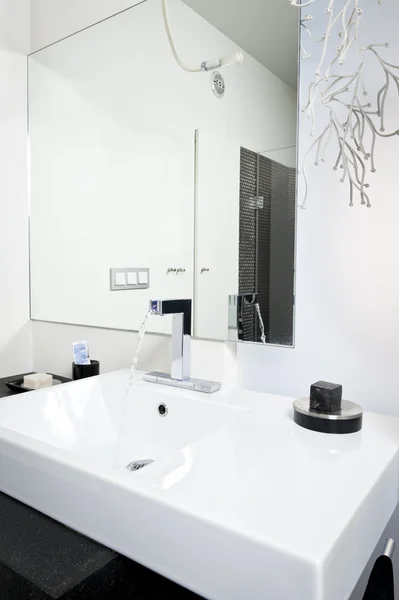 Modern sink in bathroom — Stock Photo, Image