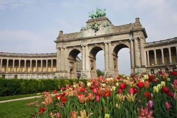 Триумфальная арка Брюсселя — стоковое фото