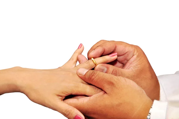 Snubní prsten pro ni — Stock fotografie