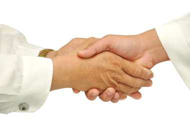 Hand shake clipart