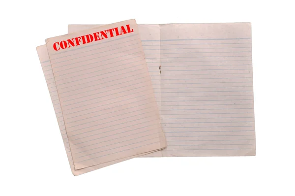 Confidential paper — Stock Photo, Image