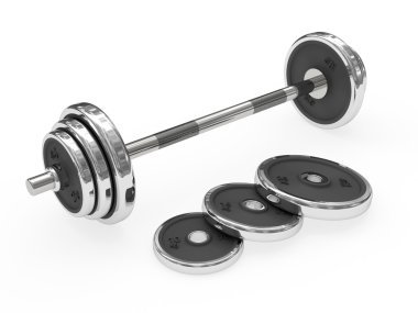 Weight barbell clipart