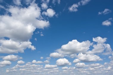 Fluffy clouds clipart