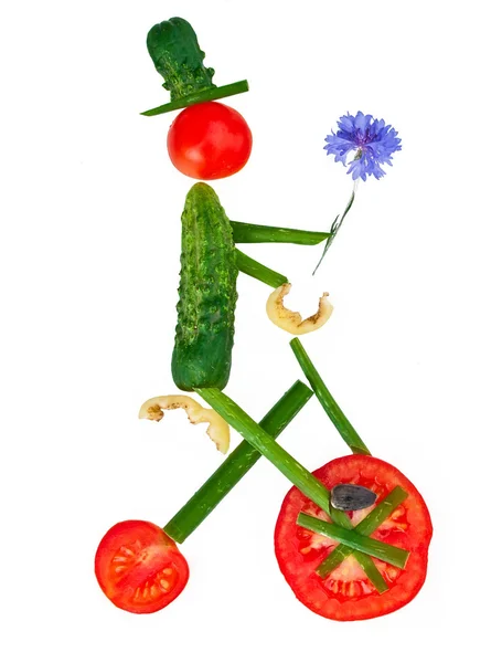 stock image Man from vegetables