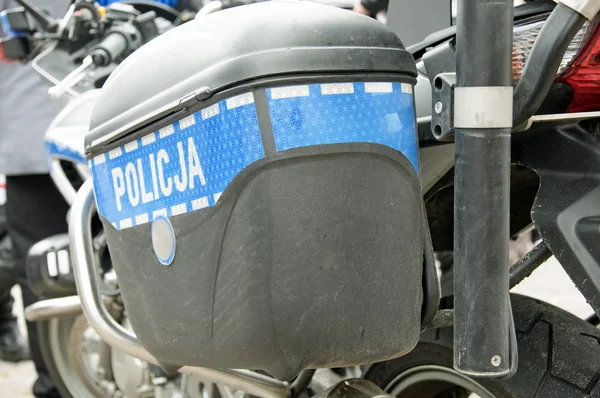 Segno della polizia polacca — Foto Stock