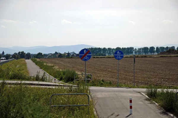 stock image Bicycle road