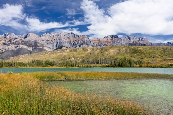 Прекрасный канадский пейзаж, Национальный парк Джаспер, Альберта, Канада Стоковая Картинка