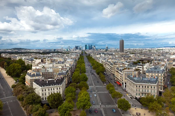 Пейзаж города Парижа, Франция — стоковое фото