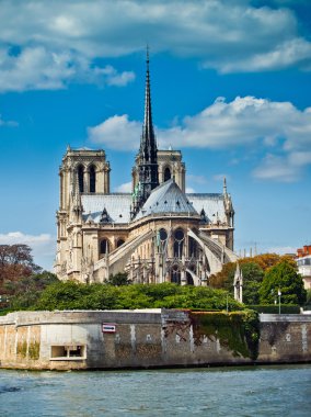 Notre Dame de Paris carhedral clipart