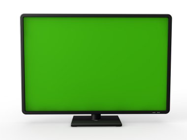 3d television lcd clipart