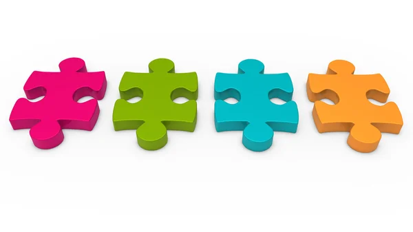 stock image 3d puzzle piece