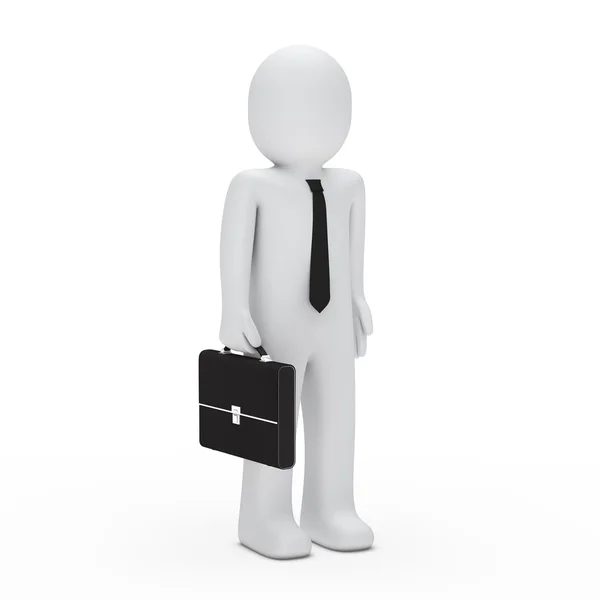 3d business man standing — Stock Photo, Image