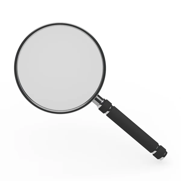 3d magnifying glass — Stock Photo, Image