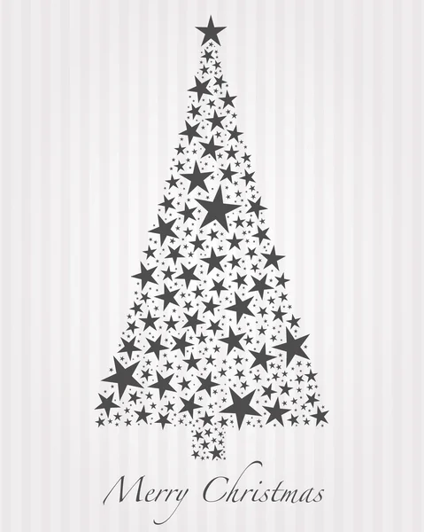 星星的圣诞树 — 图库照片