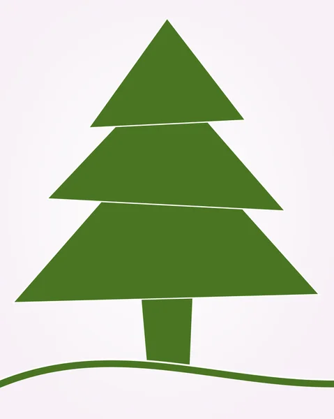 Karácsonyfa zöld absztrakt — Stock Fotó