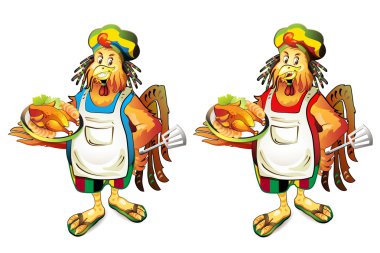 Cartoon cook coconut clipart