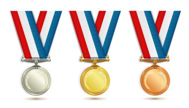 Set of medals clipart