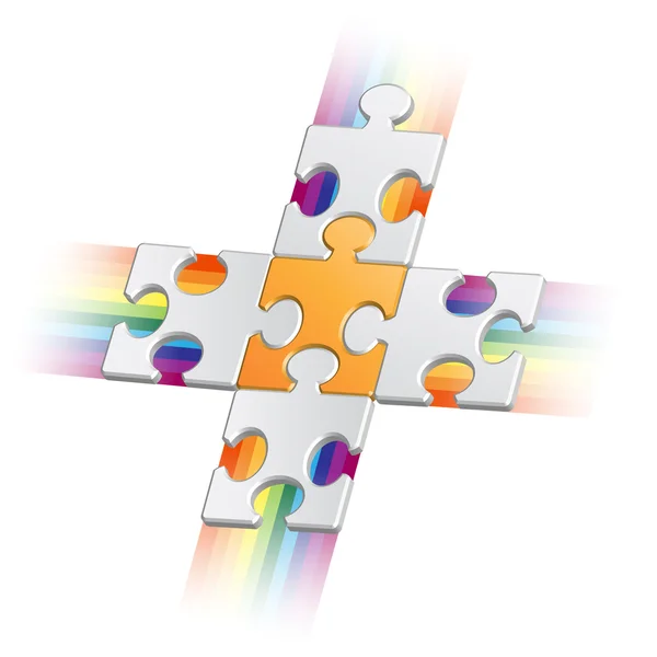 Pièce de puzzle — Image vectorielle