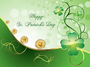 St. Patrick's Day card clipart