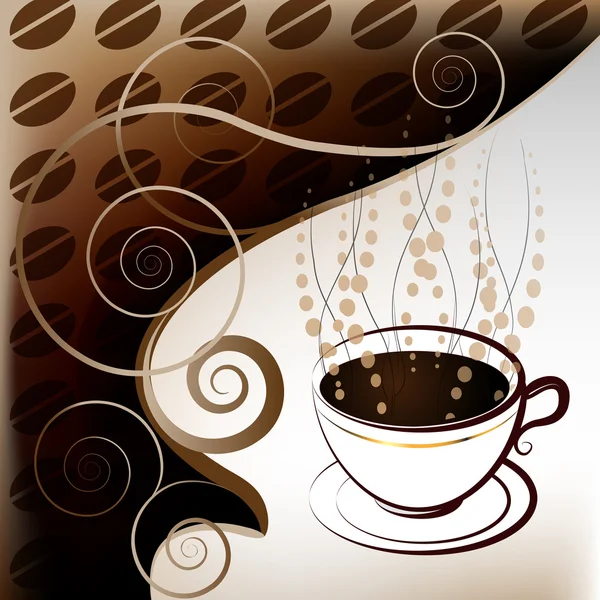 Cup of coffee — Stock Vector
