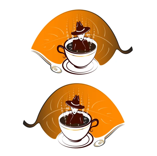 ถ้วยกาแฟ — ภาพเวกเตอร์สต็อก