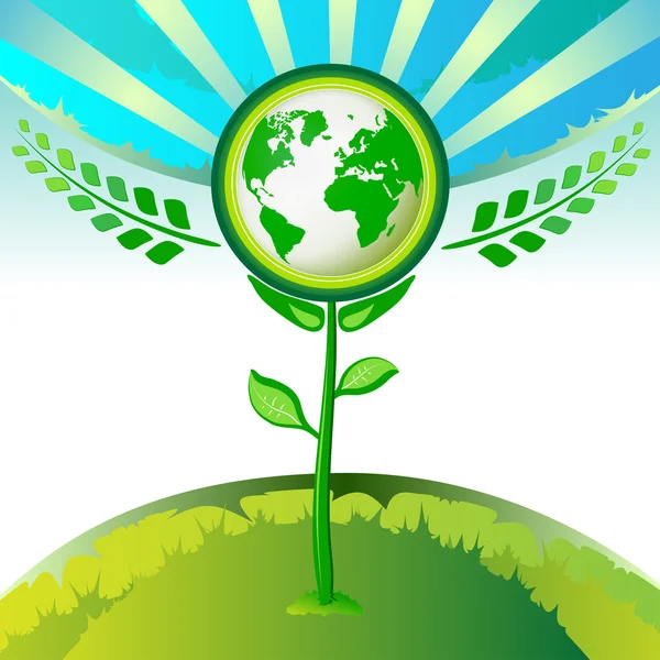Eco γη — Διανυσματικό Αρχείο