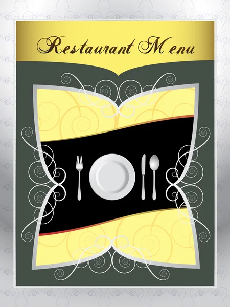 Carte de menu — Image vectorielle