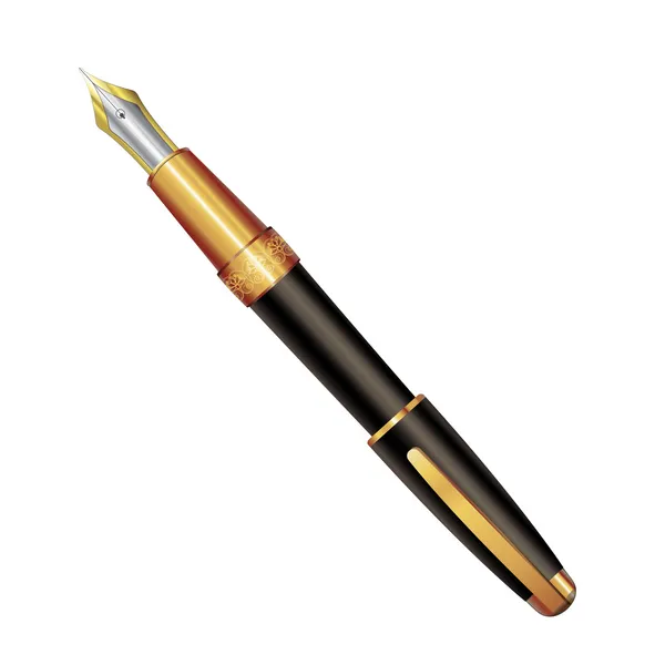 Old pen — Stock Vector