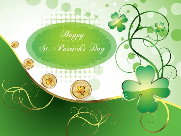 Carte de jour de St Patrick — Image vectorielle