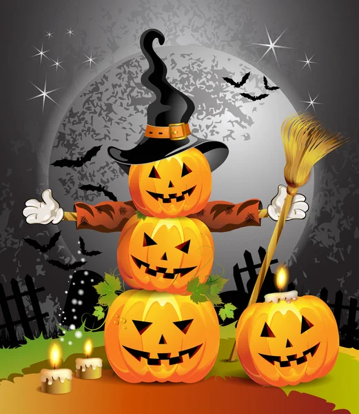 Halloween pumpkin Stock Vector