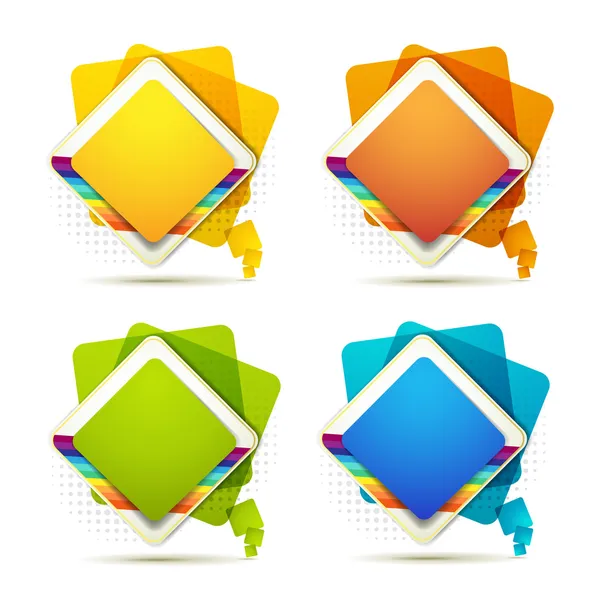 Colored backgrounds — Stock Vector