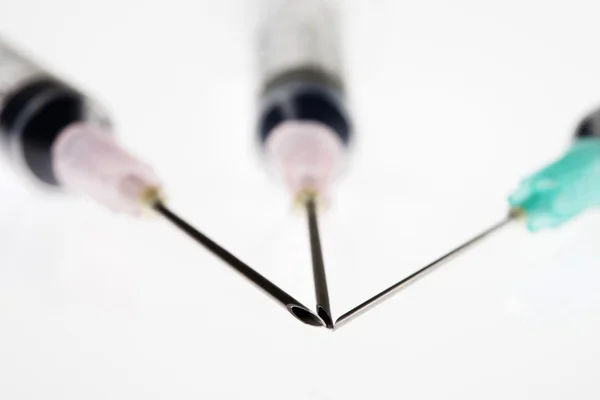 Three syringes — Stock Photo, Image