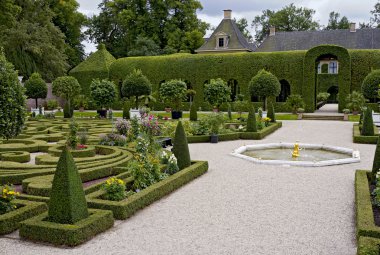 Queen’s garden in Paleis Het Loo clipart