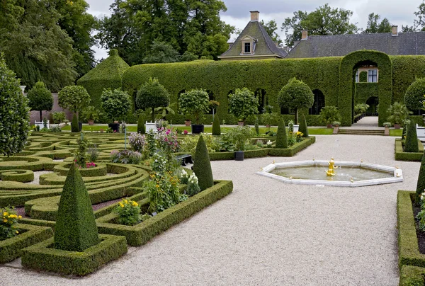 Queen 's Garden in paleis het loo lizenzfreie Stockfotos