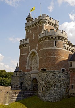 Gaasbeek Castle main entrance clipart