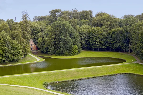 Schlosspark Gaasbeek Stockbild