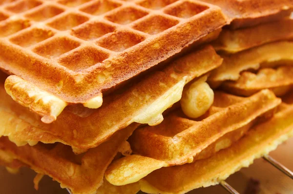 Baking Brussels Waffels - Serie - 3 of 5 — Stock Photo, Image