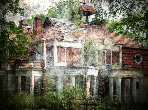 放棄の大邸宅 — ストック写真
