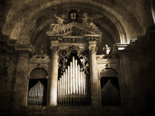 Oude orgel. vintage foto — Stockfoto