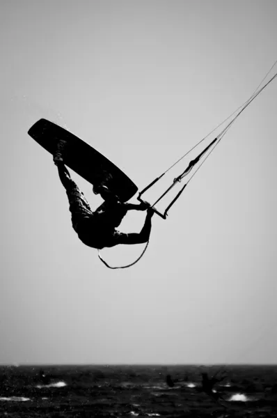 Kite-Surfer Silhouette — Stockfoto