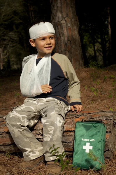 stock image First Aid in the Forest