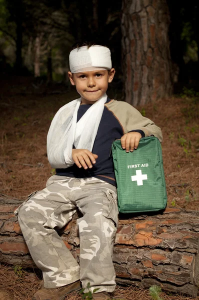 stock image First Aid in the Forest