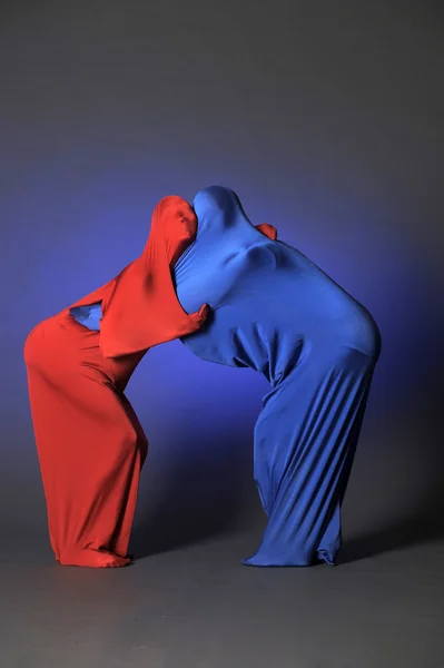 Deux figures dansantes abstraites — Photo