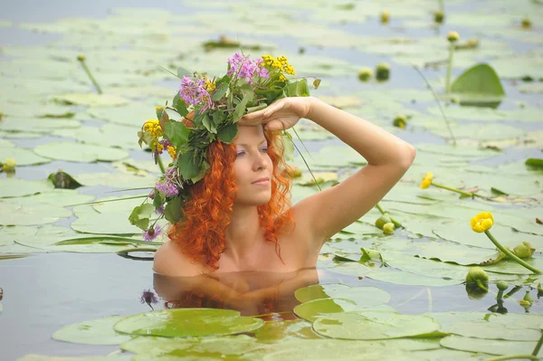 Mermaid in the water — Stock Photo, Image