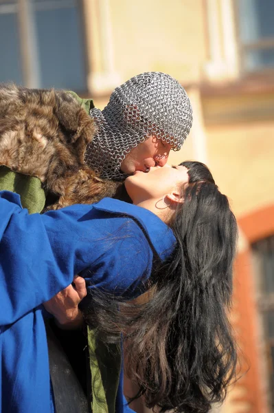História de amor no estilo medieval — Fotografia de Stock