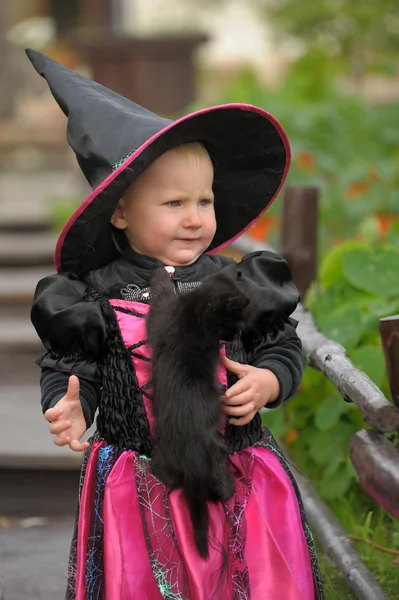 Little witch Royalty Free Stock Photos