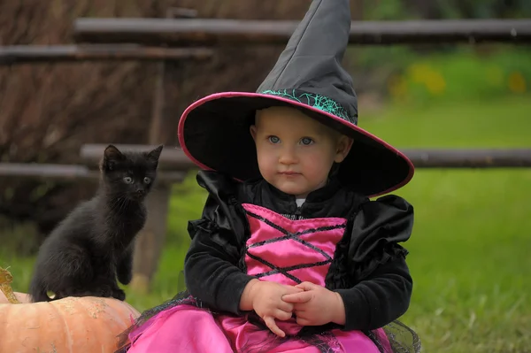 A kis boszorkány — Stock Fotó